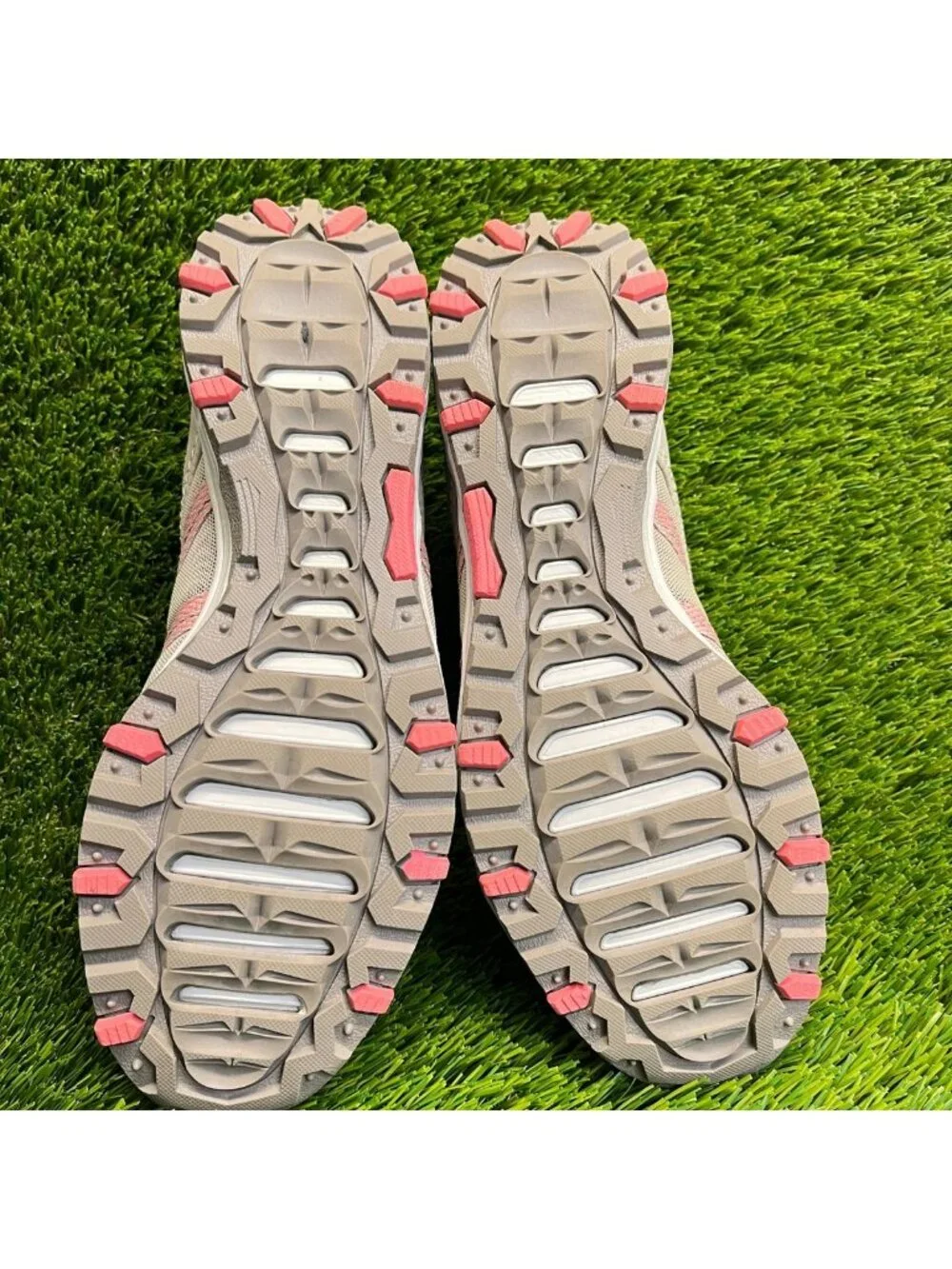 Skechers Seager Hiker Womens Size 9 Taupe Pink Athletic Running Shoes Sneakers